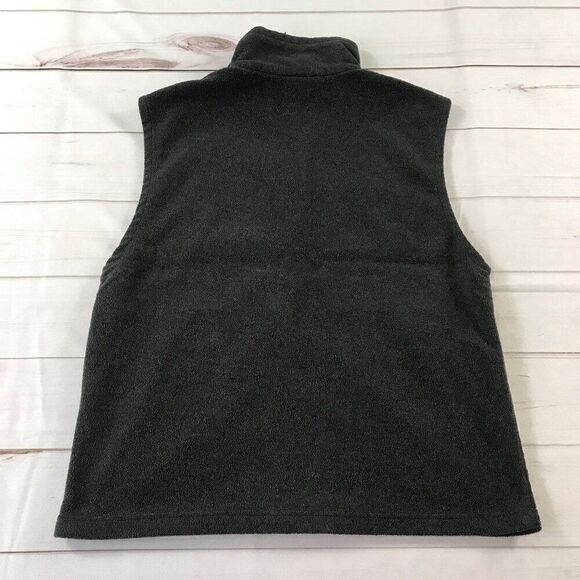 Columbia Men Medium Gray Fleece Full Zip Vest - Picture 8 of 8